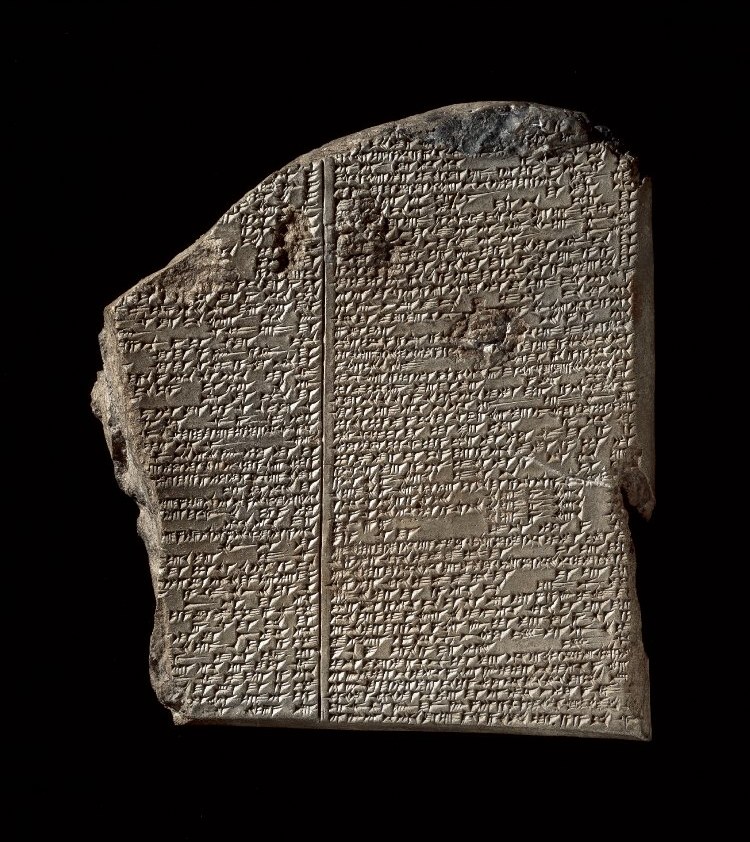 La Tavoletta del Diluvio (tavoletta XI dell'Epopea di Gilgamesh), British Museum