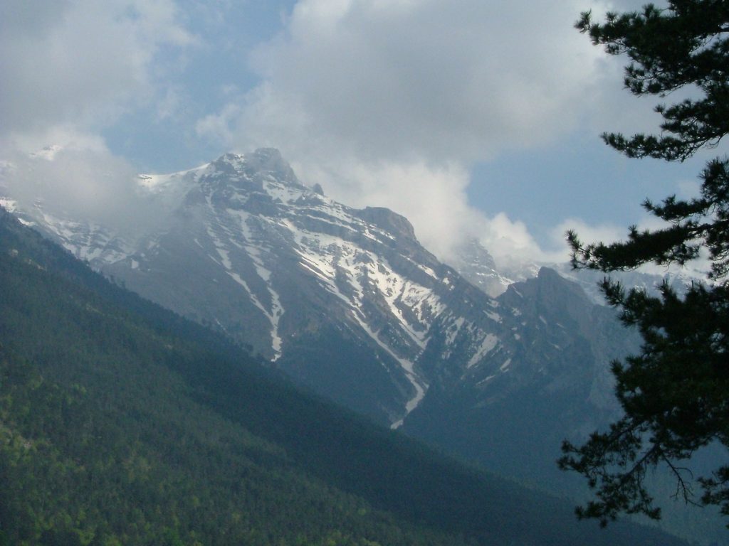 Il Monte Olimpo in Grecia