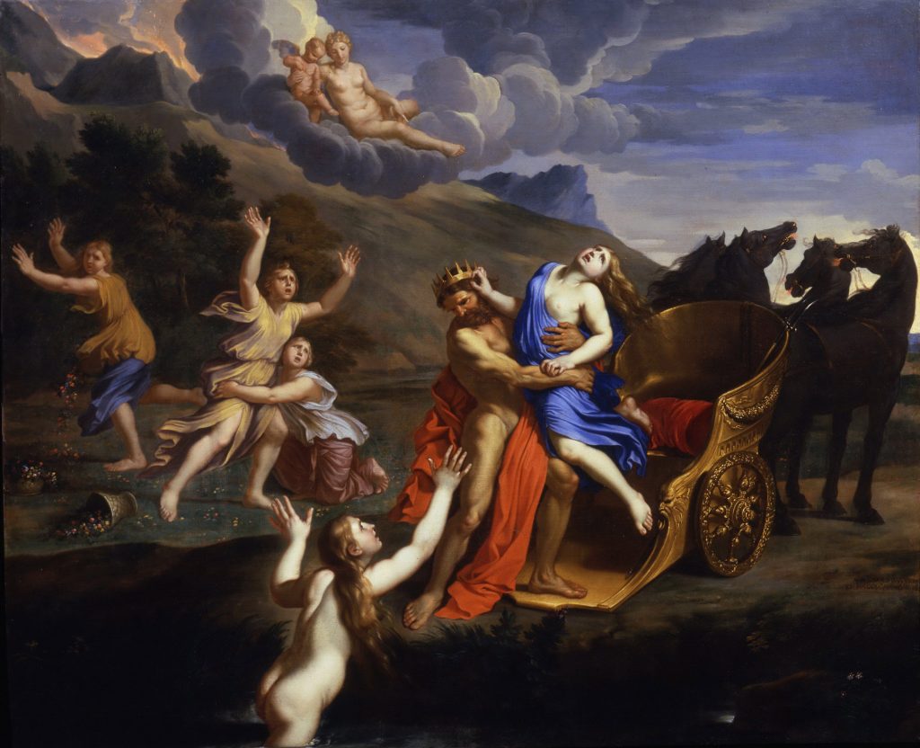 Il ratto di Proserpina (Persefone), dipinto di Nicolas Mignard